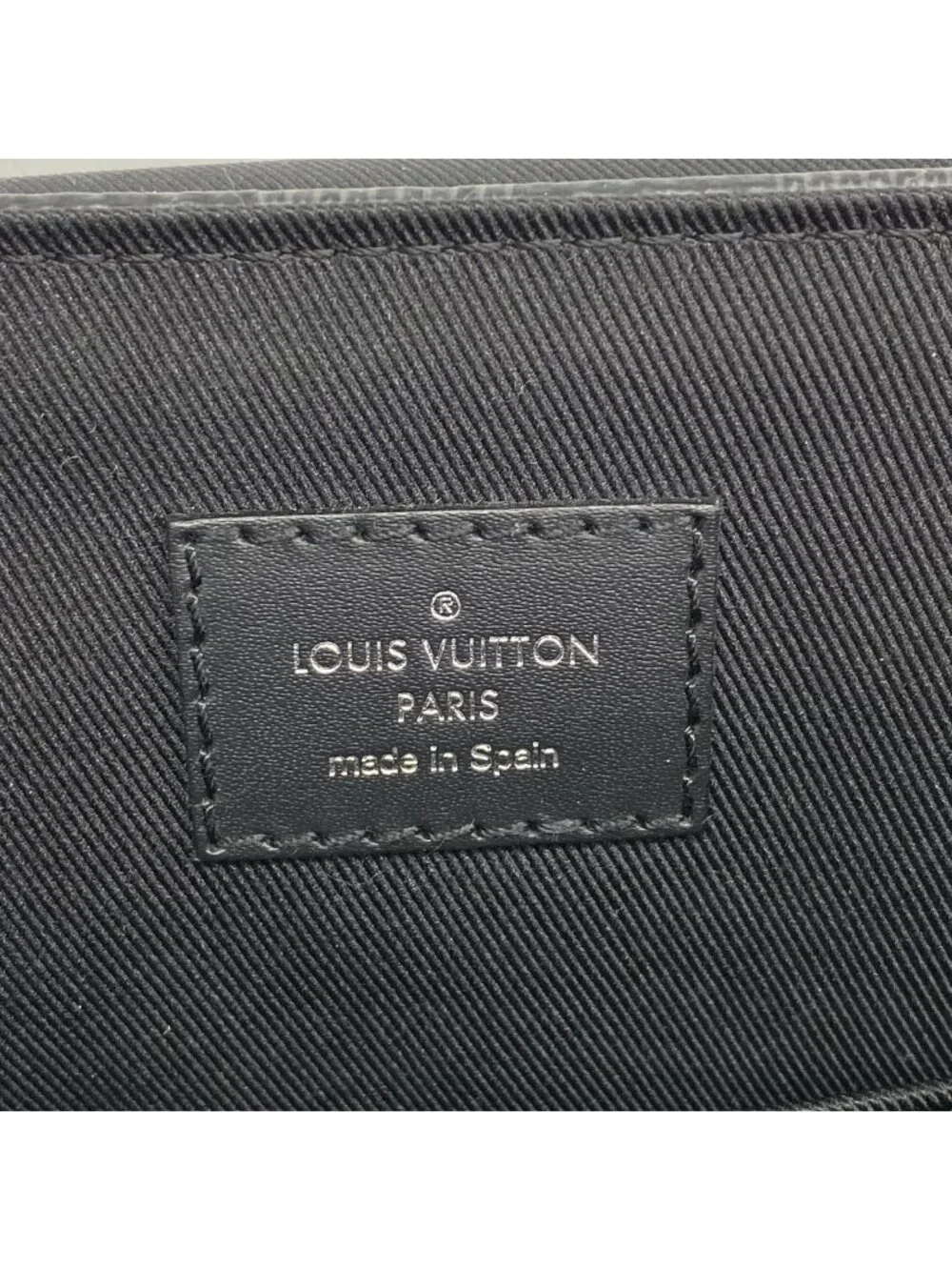 Louis Vuitton Shoulder Bag Damier Graphite District PM Black Gray